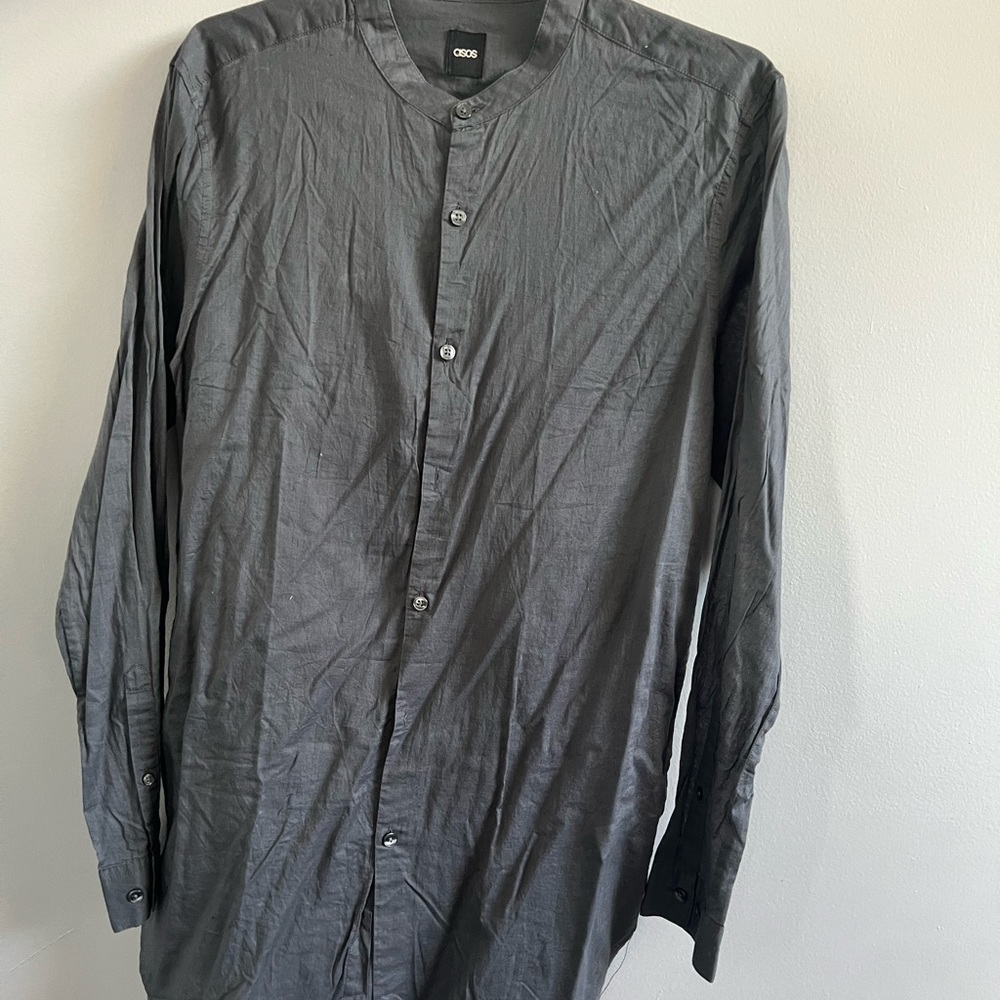 Two shirts one grey one black lightly worn
